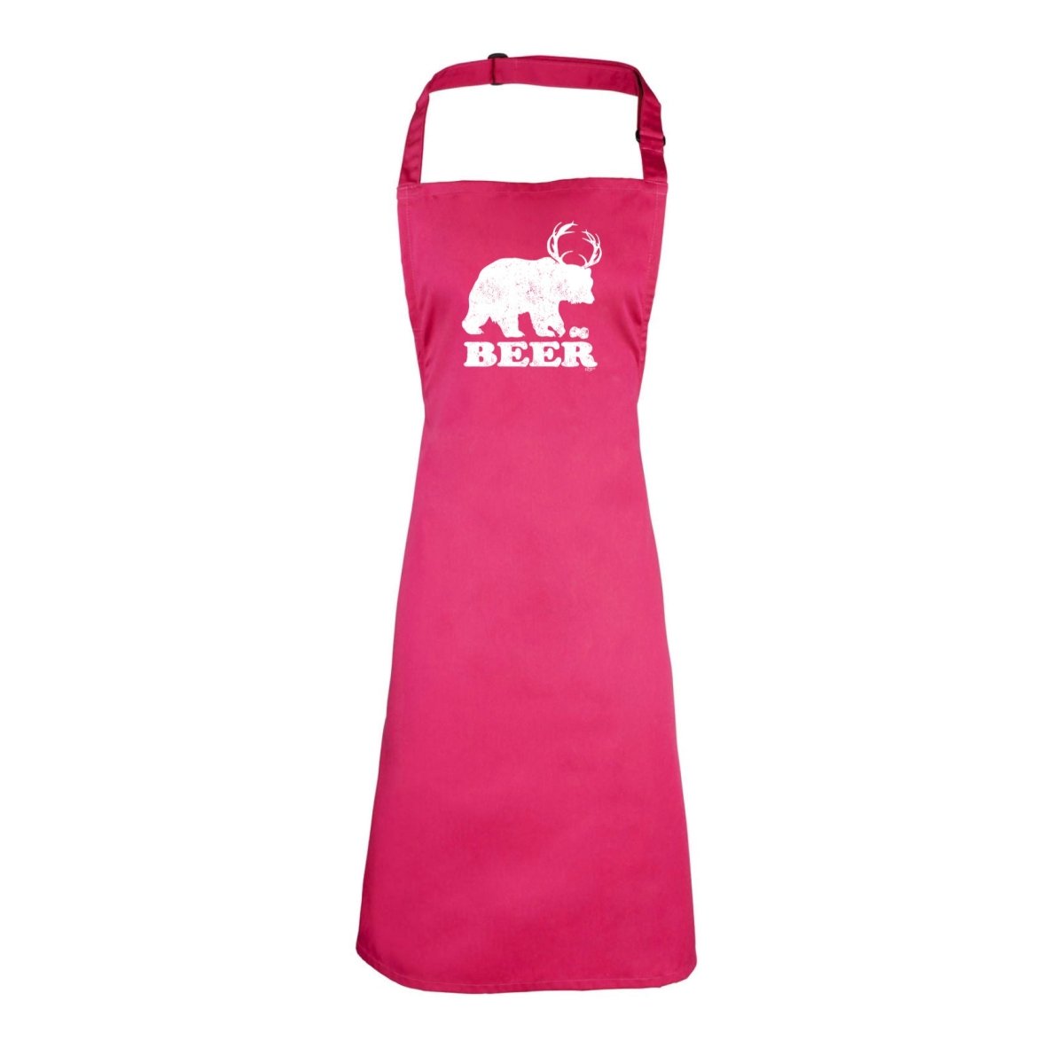 Alcohol Animal Beer Bear Deer - Funny Novelty Kitchen Adult Apron - 123t Australia | Funny T-Shirts Mugs Novelty Gifts