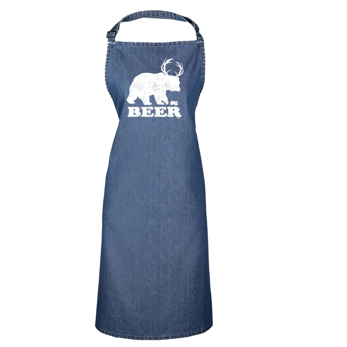 Alcohol Animal Beer Bear Deer - Funny Novelty Kitchen Adult Apron - 123t Australia | Funny T-Shirts Mugs Novelty Gifts