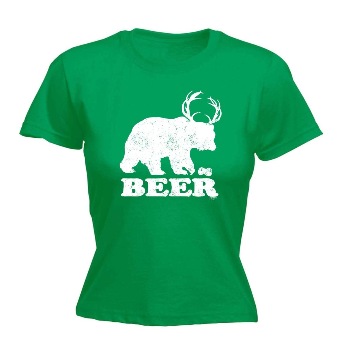 Alcohol Animal Beer Bear Deer - Funny Novelty Womens T-Shirt T Shirt Tshirt - 123t Australia | Funny T-Shirts Mugs Novelty Gifts