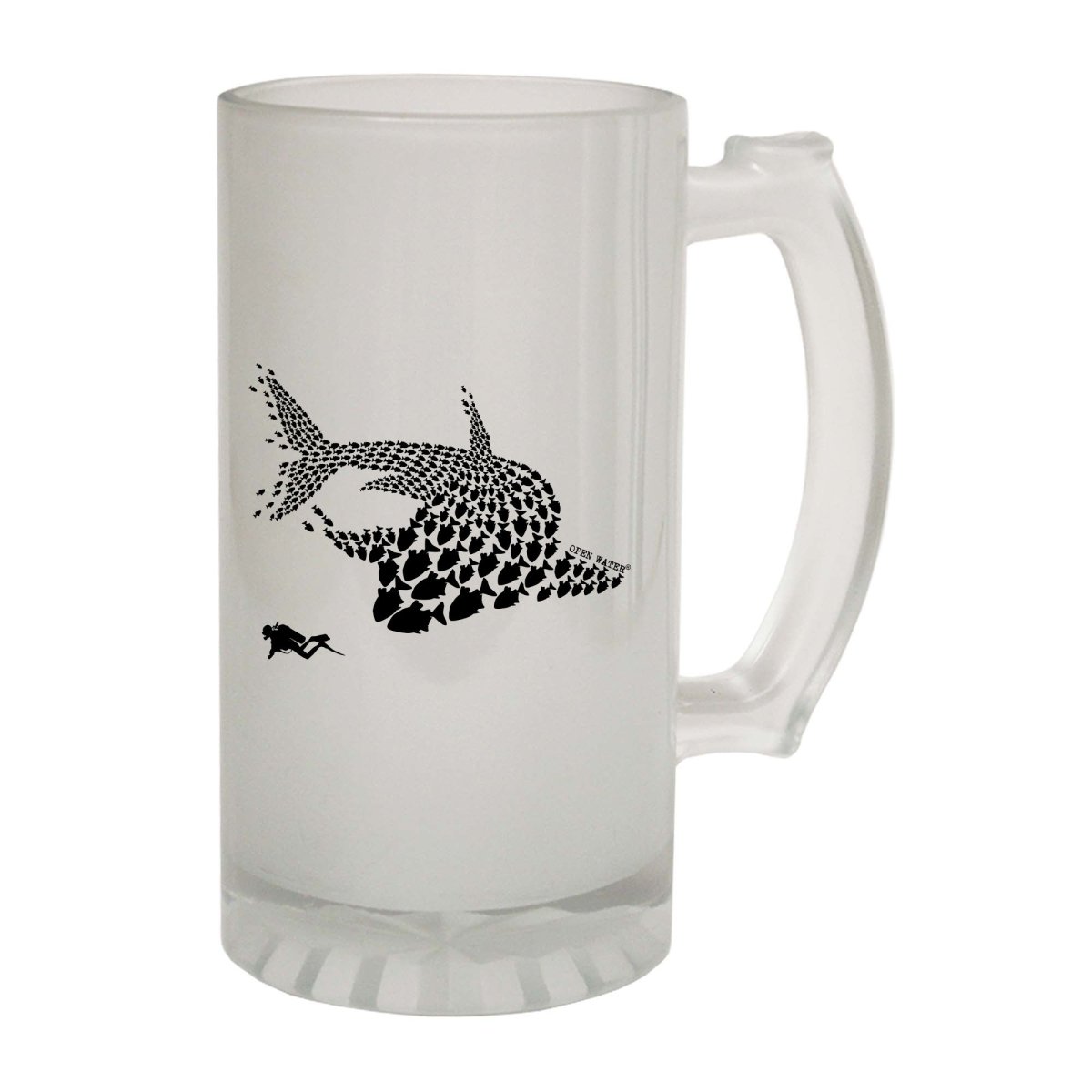 Alcohol Animal Ow Shark Diver New - Funny Novelty Beer Stein - 123t Australia | Funny T-Shirts Mugs Novelty Gifts