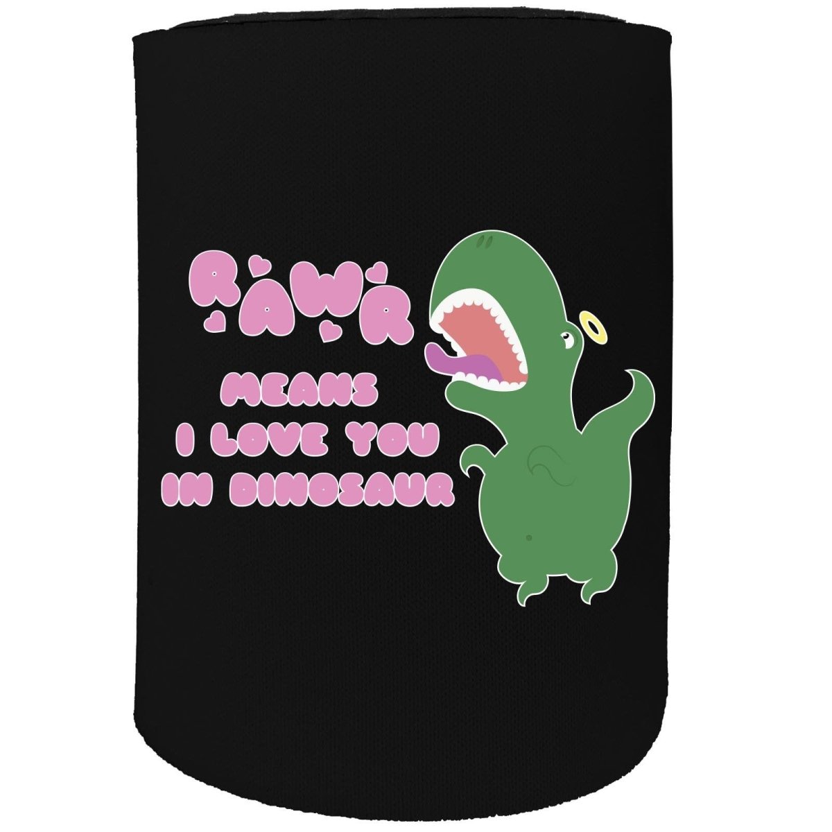 Alcohol Animal Stubby Holder - Rawr Dinosaur - Funny Novelty Birthday Gift Joke Beer Can Bottle Coolie - 123t Australia | Funny T-Shirts Mugs Novelty Gifts