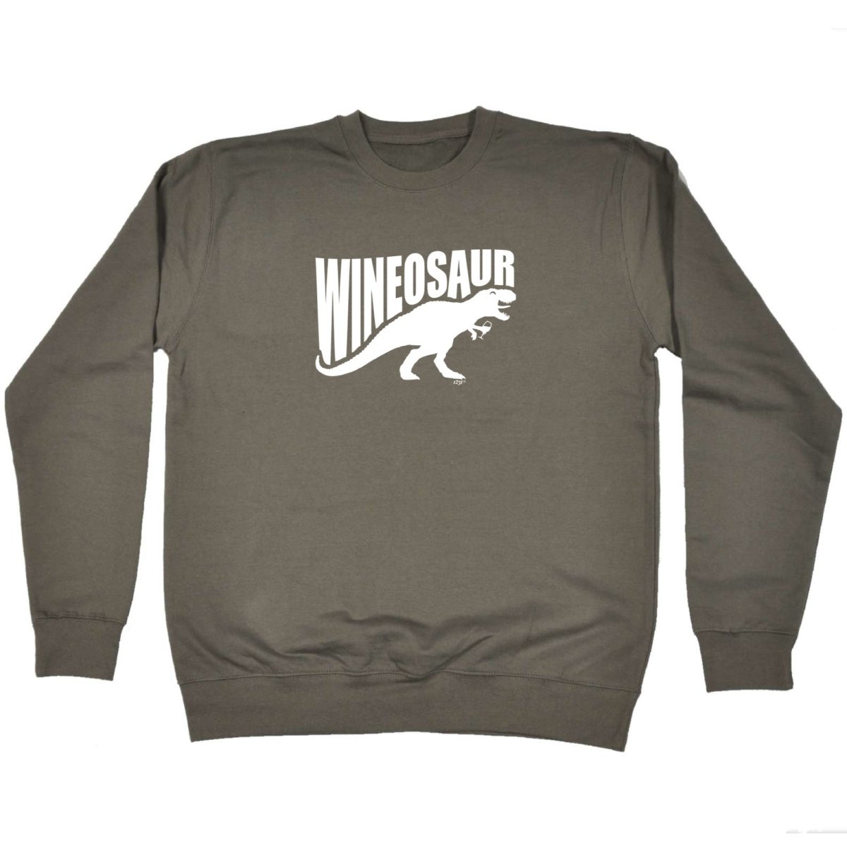 Alcohol Animal Wineosaur Dinosaur - Funny Novelty Sweatshirt - 123t Australia | Funny T-Shirts Mugs Novelty Gifts