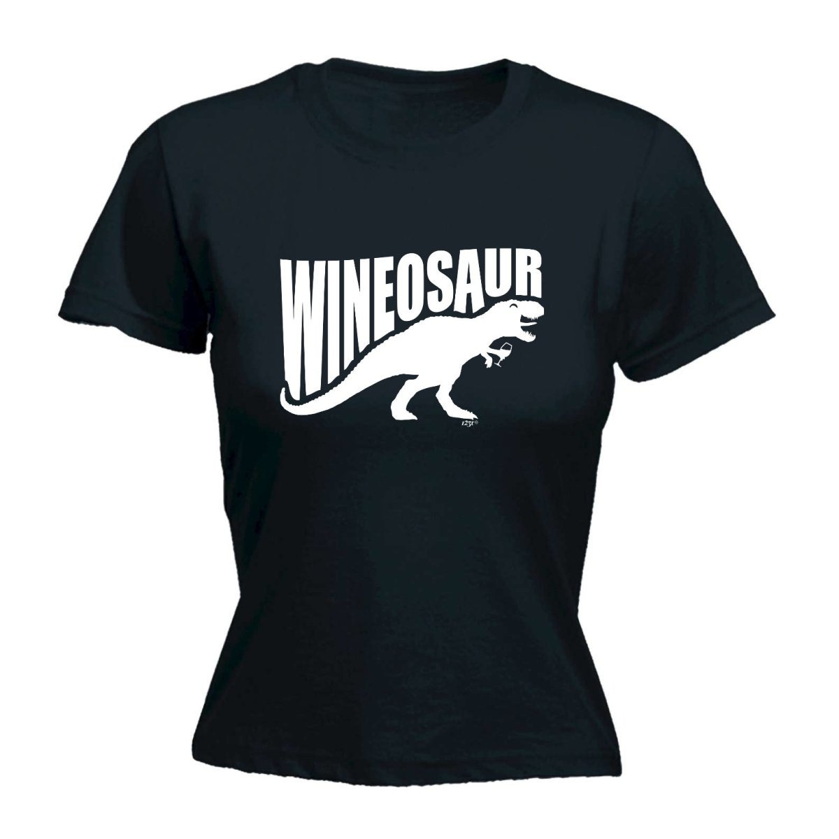 Alcohol Animal Wineosaur Dinosaur - Funny Novelty Womens T-Shirt T Shirt Tshirt - 123t Australia | Funny T-Shirts Mugs Novelty Gifts