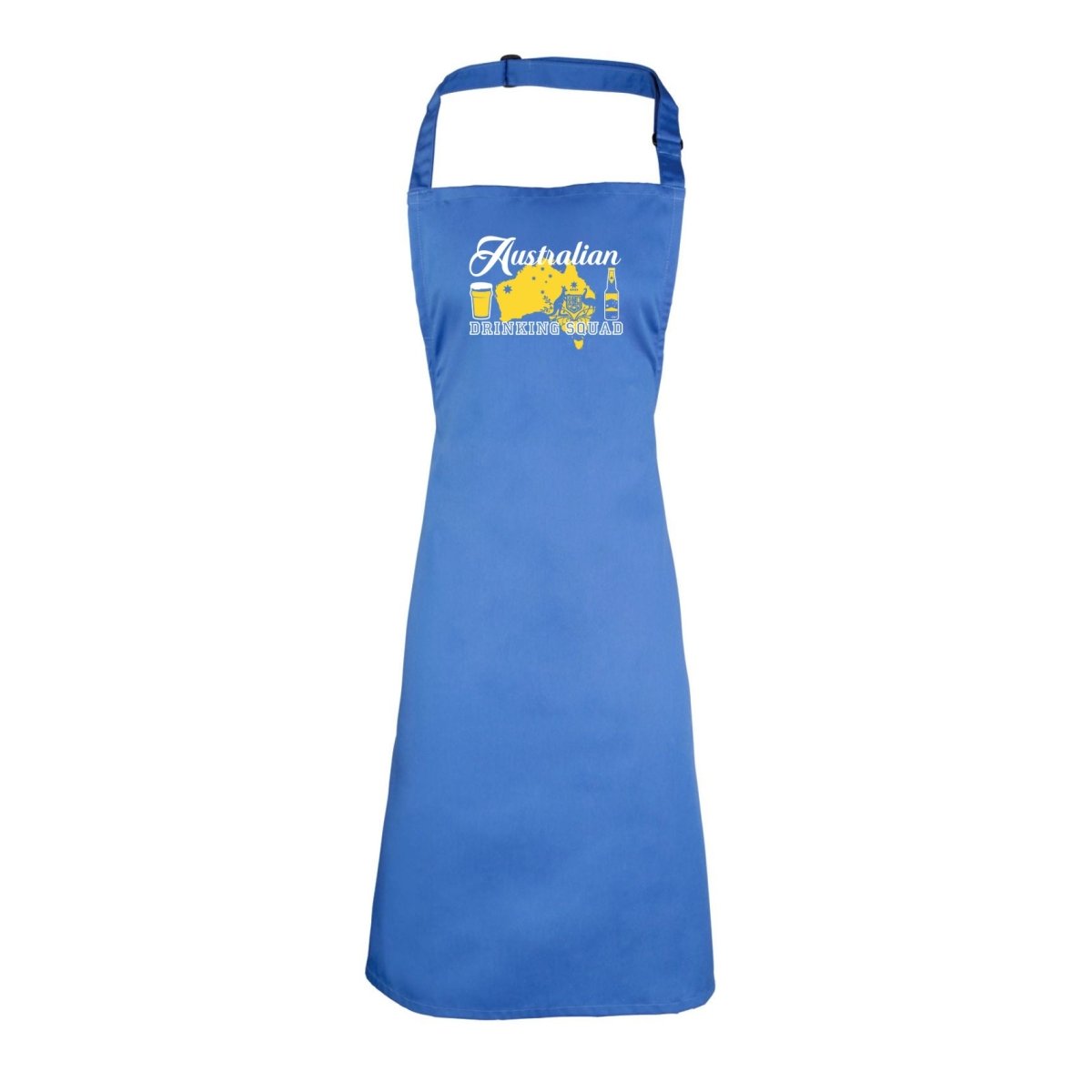 Alcohol Australia Drinking Squad - Funny Novelty Kitchen Adult Apron - 123t Australia | Funny T-Shirts Mugs Novelty Gifts