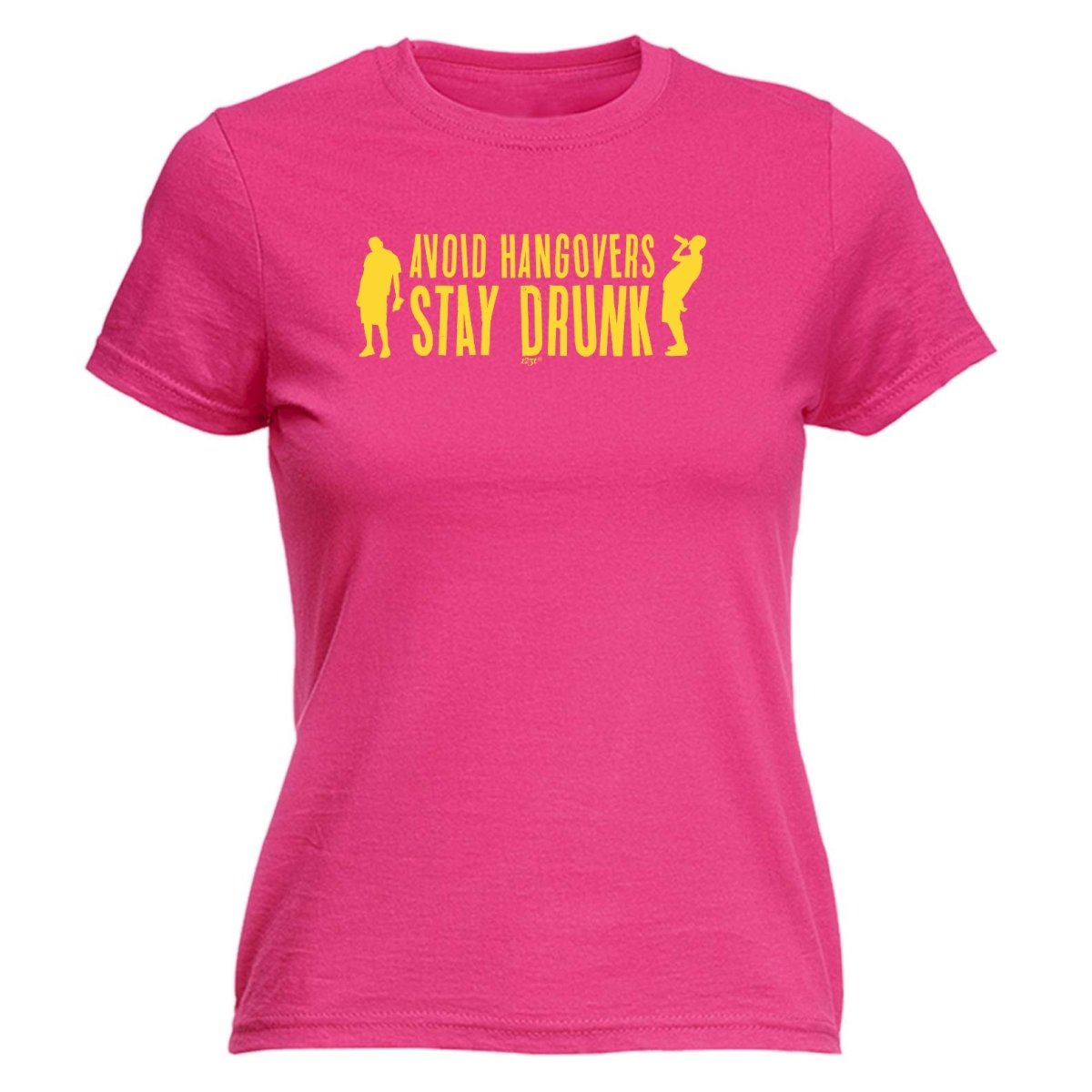 Alcohol Avoid Hangovers Stay Drunk - Funny Novelty Womens T-Shirt T Shirt Tshirt - 123t Australia | Funny T-Shirts Mugs Novelty Gifts