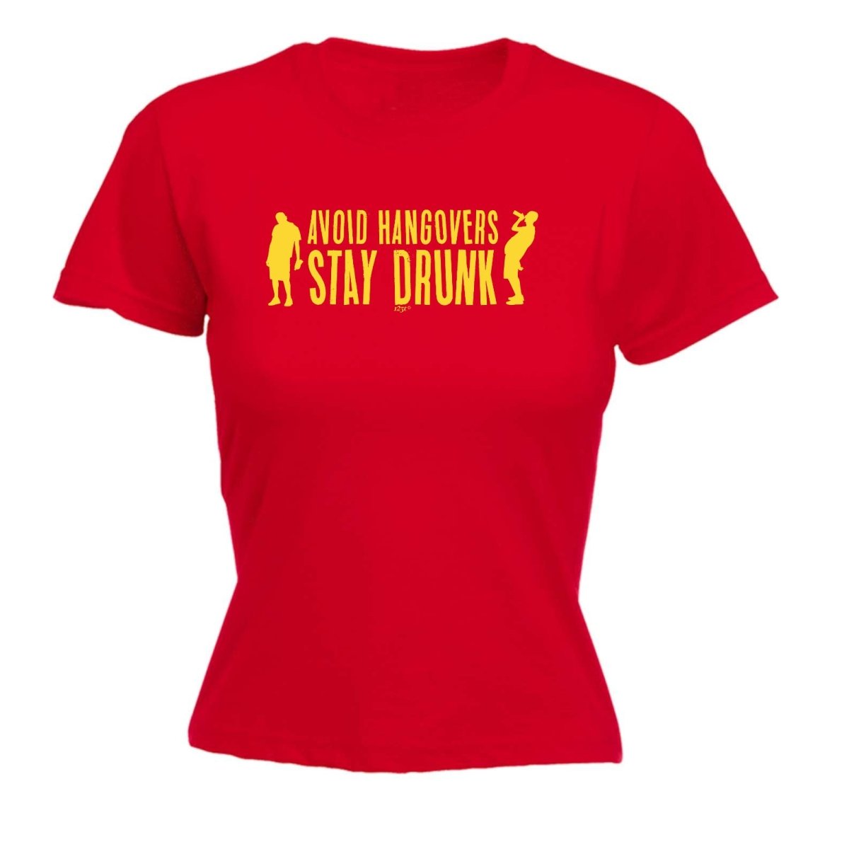 Alcohol Avoid Hangovers Stay Drunk - Funny Novelty Womens T-Shirt T Shirt Tshirt - 123t Australia | Funny T-Shirts Mugs Novelty Gifts