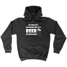 Alcohol Balanced Diet Is A Beer Each Hand - Funny Novelty Hoodies Hoodie - 123t Australia | Funny T-Shirts Mugs Novelty Gifts