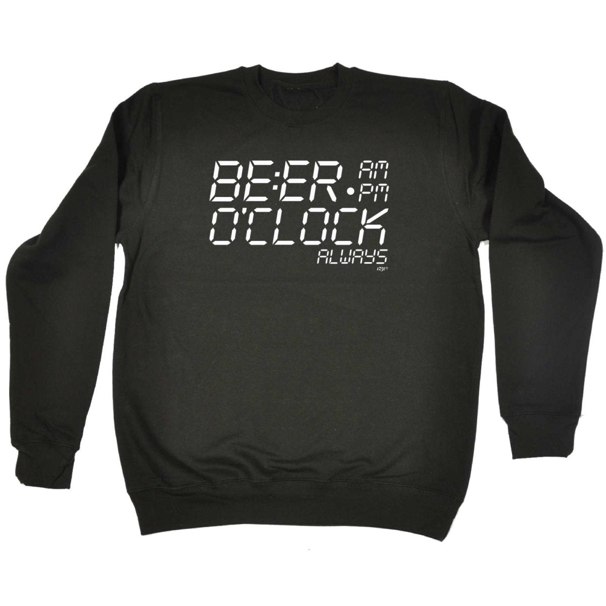 Alcohol Beer O Clock Alarm - Funny Novelty Sweatshirt - 123t Australia | Funny T-Shirts Mugs Novelty Gifts