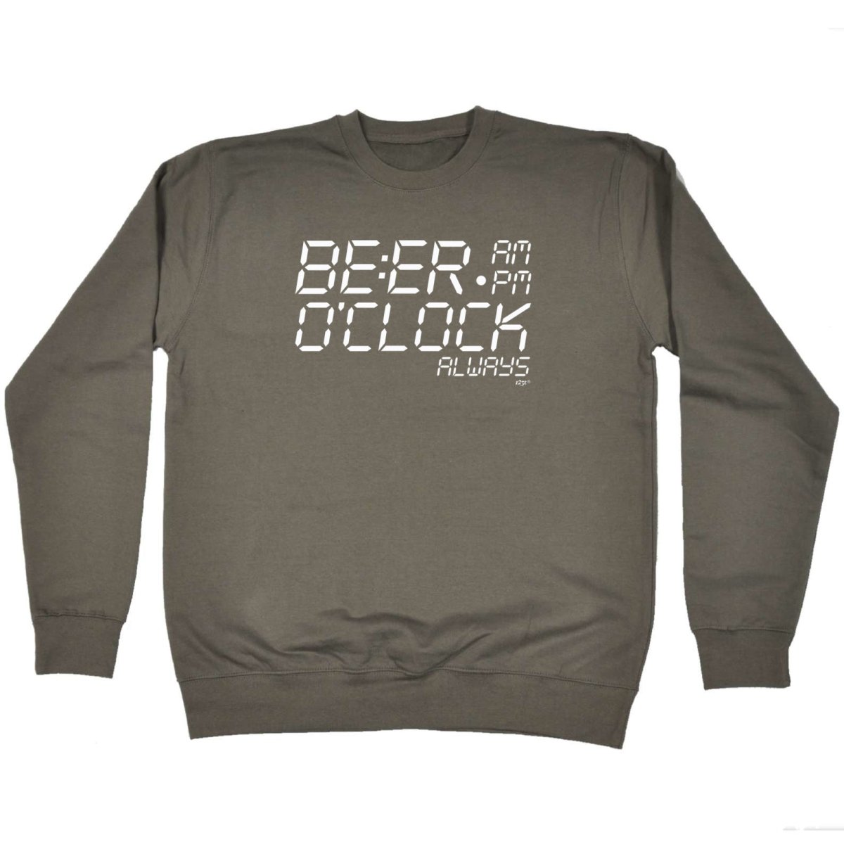 Alcohol Beer O Clock Alarm - Funny Novelty Sweatshirt - 123t Australia | Funny T-Shirts Mugs Novelty Gifts