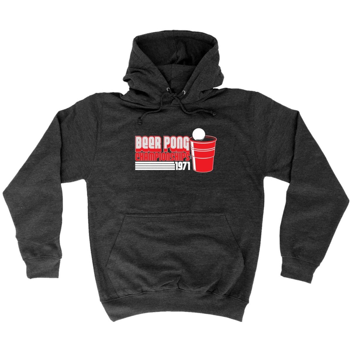 Alcohol Beer Pong Championships - Funny Novelty Hoodies Hoodie - 123t Australia | Funny T-Shirts Mugs Novelty Gifts