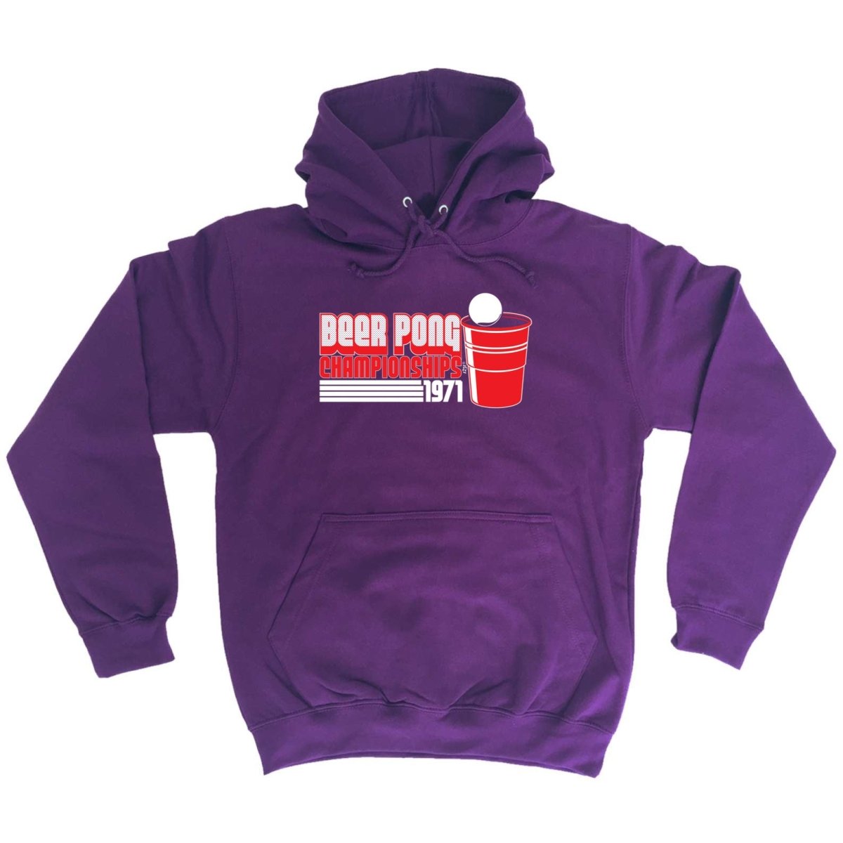 Alcohol Beer Pong Championships - Funny Novelty Hoodies Hoodie - 123t Australia | Funny T-Shirts Mugs Novelty Gifts