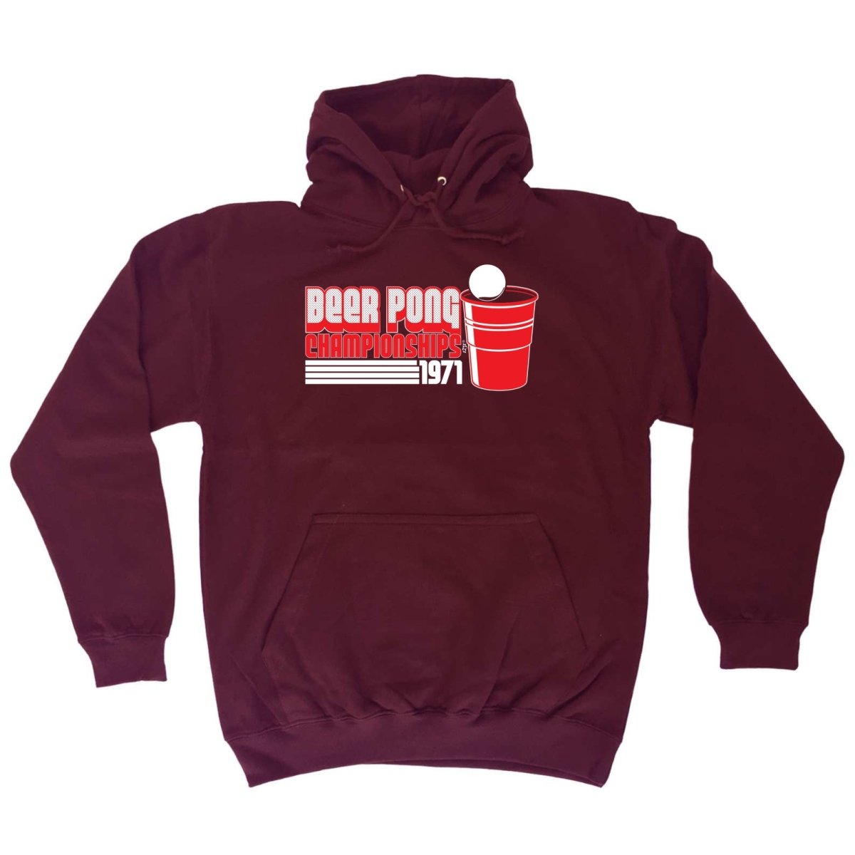 Alcohol Beer Pong Championships - Funny Novelty Hoodies Hoodie - 123t Australia | Funny T-Shirts Mugs Novelty Gifts