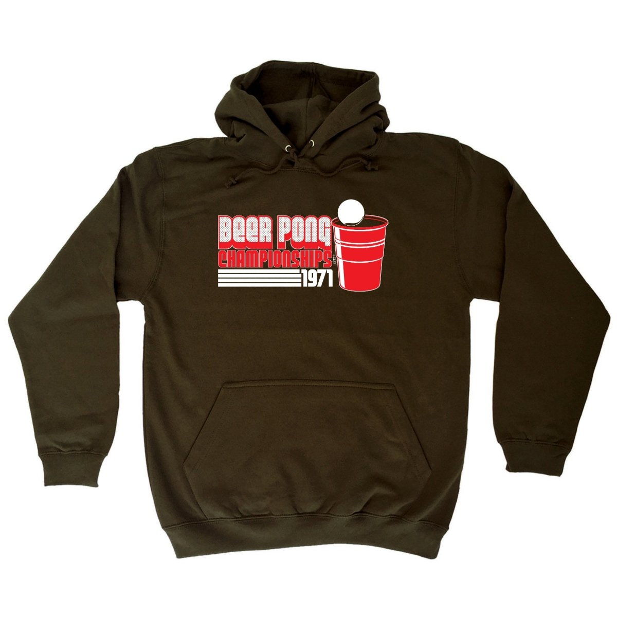 Alcohol Beer Pong Championships - Funny Novelty Hoodies Hoodie - 123t Australia | Funny T-Shirts Mugs Novelty Gifts