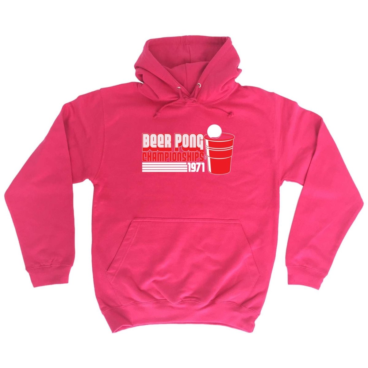 Alcohol Beer Pong Championships - Funny Novelty Hoodies Hoodie - 123t Australia | Funny T-Shirts Mugs Novelty Gifts