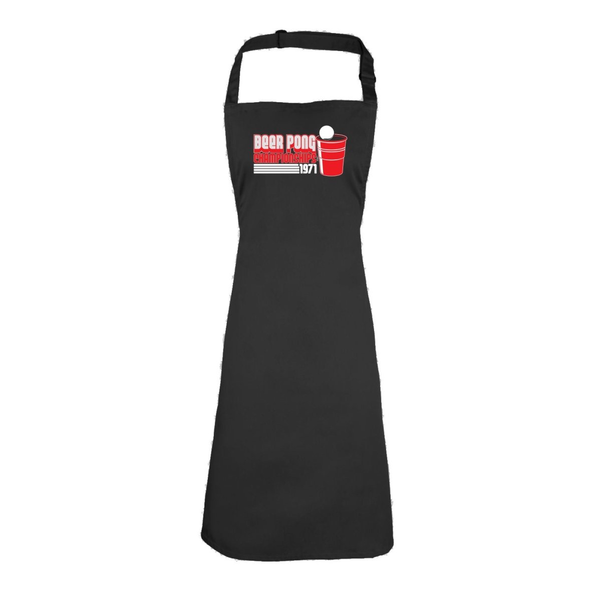 Alcohol Beer Pong Championships - Funny Novelty Kitchen Adult Apron - 123t Australia | Funny T-Shirts Mugs Novelty Gifts