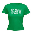 Alcohol Beer Will Change The World - Funny Novelty Womens T-Shirt T Shirt Tshirt - 123t Australia | Funny T-Shirts Mugs Novelty Gifts