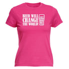 Alcohol Beer Will Change The World - Funny Novelty Womens T-Shirt T Shirt Tshirt - 123t Australia | Funny T-Shirts Mugs Novelty Gifts