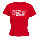 Alcohol Beer Will Change The World - Funny Novelty Womens T-Shirt T Shirt Tshirt - 123t Australia | Funny T-Shirts Mugs Novelty Gifts