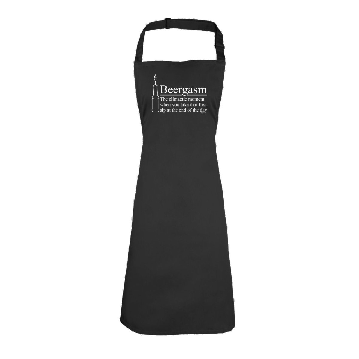 Alcohol Beergasm - Funny Novelty Kitchen Adult Apron - 123t Australia | Funny T-Shirts Mugs Novelty Gifts