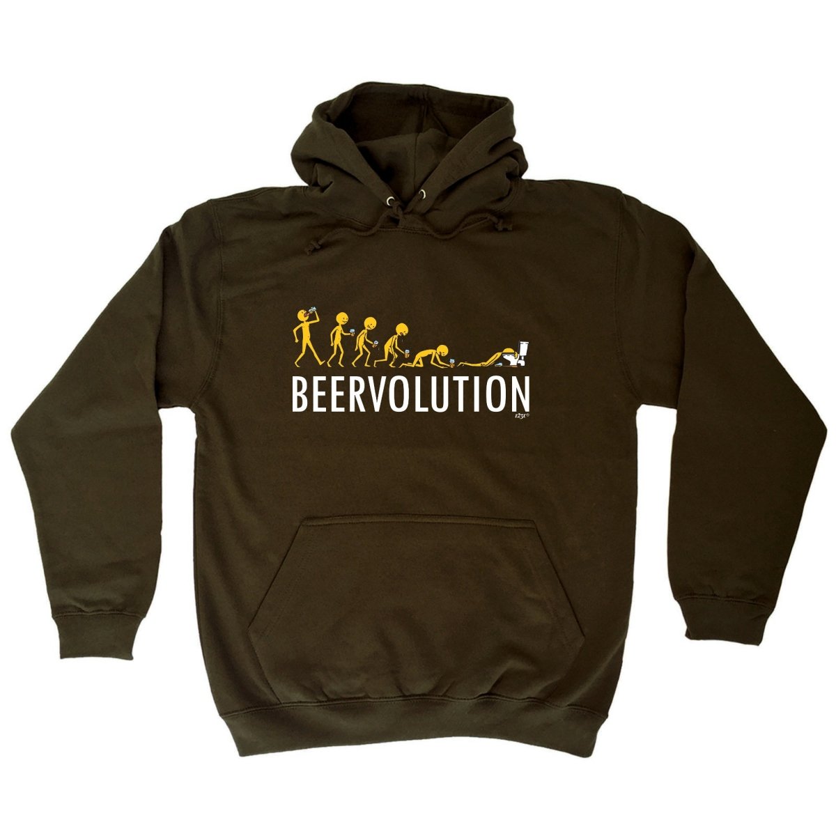 Alcohol Beervolution Beer Evolution - Funny Novelty Hoodies Hoodie - 123t Australia | Funny T-Shirts Mugs Novelty Gifts