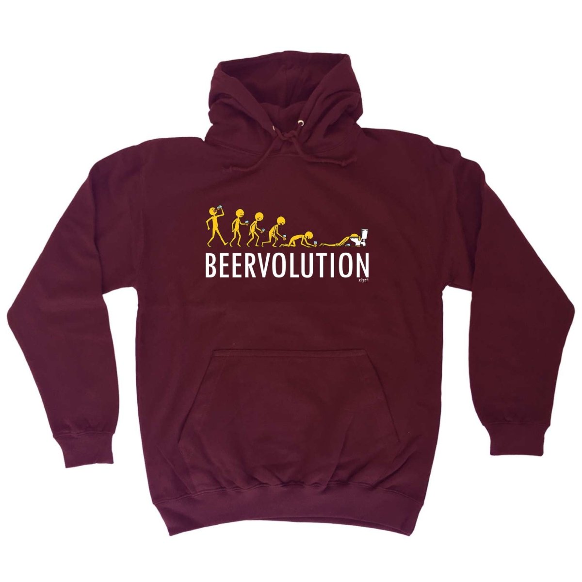 Alcohol Beervolution Beer Evolution - Funny Novelty Hoodies Hoodie - 123t Australia | Funny T-Shirts Mugs Novelty Gifts