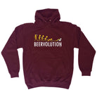 Alcohol Beervolution Beer Evolution - Funny Novelty Hoodies Hoodie - 123t Australia | Funny T-Shirts Mugs Novelty Gifts