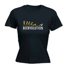 Alcohol Beervolution Beer Evolution - Funny Novelty Womens T-Shirt T Shirt Tshirt - 123t Australia | Funny T-Shirts Mugs Novelty Gifts