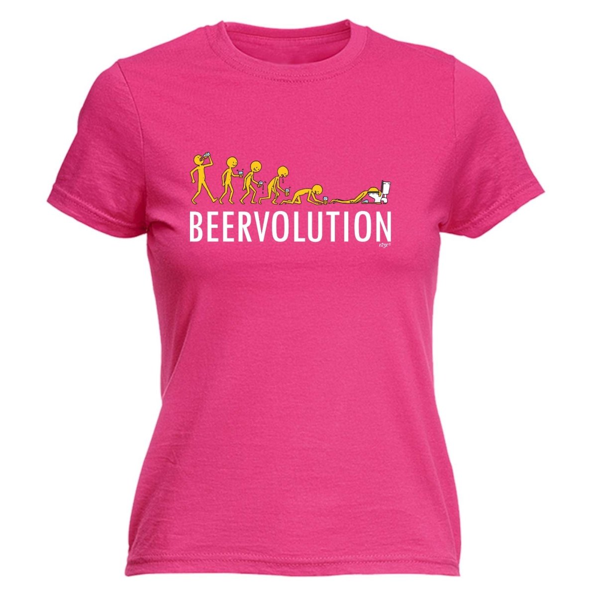 Alcohol Beervolution Beer Evolution - Funny Novelty Womens T-Shirt T Shirt Tshirt - 123t Australia | Funny T-Shirts Mugs Novelty Gifts