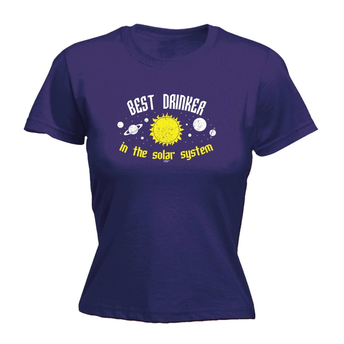 Alcohol Best Drinker Solar System - Funny Novelty Womens T-Shirt T Shirt Tshirt - 123t Australia | Funny T-Shirts Mugs Novelty Gifts