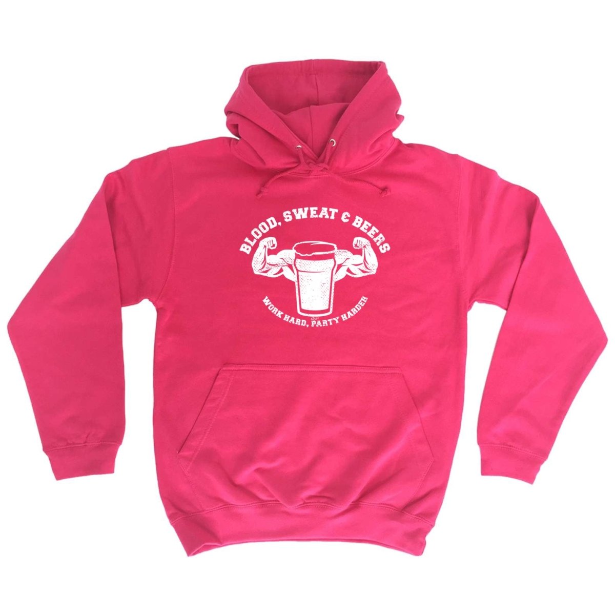 Alcohol Blood Sweat And Beers Gym - Funny Novelty Hoodies Hoodie - 123t Australia | Funny T-Shirts Mugs Novelty Gifts