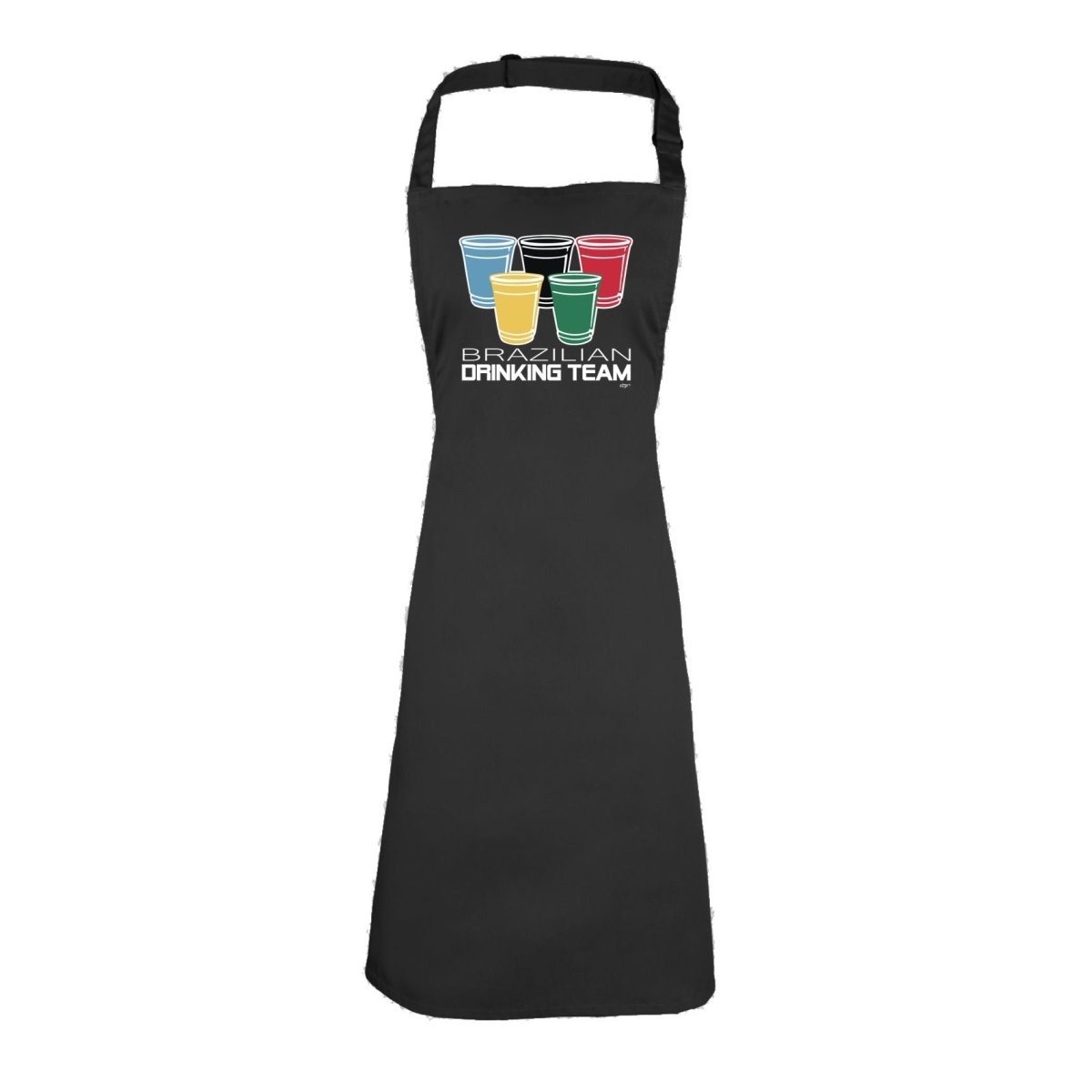 Alcohol Brazilian Drinking Team Glasses - Funny Novelty Kitchen Adult Apron - 123t Australia | Funny T-Shirts Mugs Novelty Gifts