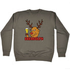 Alcohol Brewdolph Christmas Beer - Funny Novelty Sweatshirt - 123t Australia | Funny T-Shirts Mugs Novelty Gifts