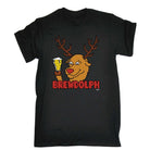 Alcohol Brewdolph Christmas Beer - Mens Funny Novelty T-Shirt TShirt / T Shirt - 123t Australia | Funny T-Shirts Mugs Novelty Gifts