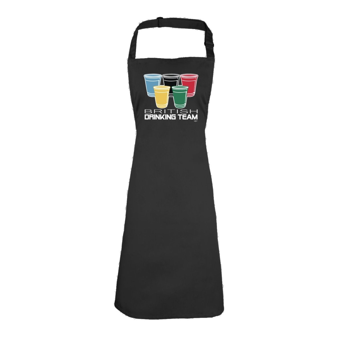 Alcohol British Drinking Team Glasses - Funny Novelty Kitchen Adult Apron - 123t Australia | Funny T-Shirts Mugs Novelty Gifts