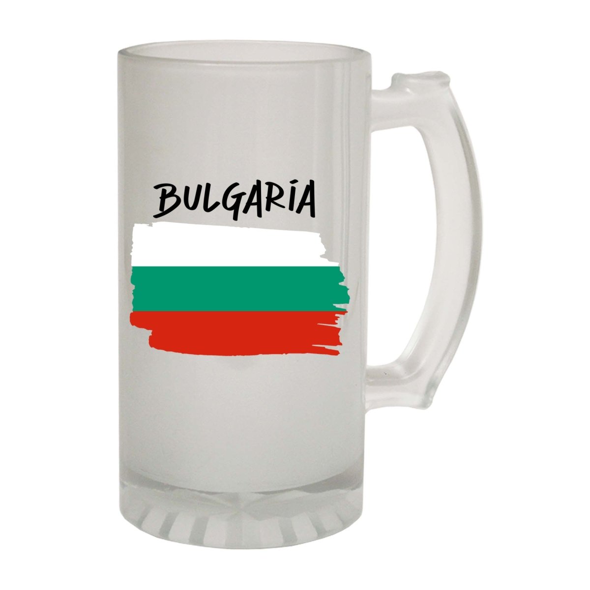 Alcohol Bulgaria Country Flag Nationality - Beer Stein - 123t Australia | Funny T-Shirts Mugs Novelty Gifts