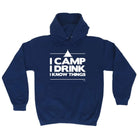 Alcohol Camping Camp Drink Know Things - Funny Novelty Hoodies Hoodie - 123t Australia | Funny T-Shirts Mugs Novelty Gifts