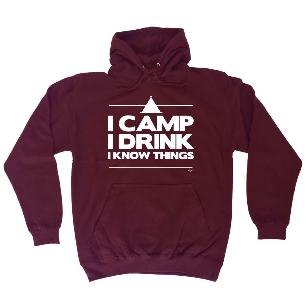 Alcohol Camping Camp Drink Know Things - Funny Novelty Hoodies Hoodie - 123t Australia | Funny T-Shirts Mugs Novelty Gifts