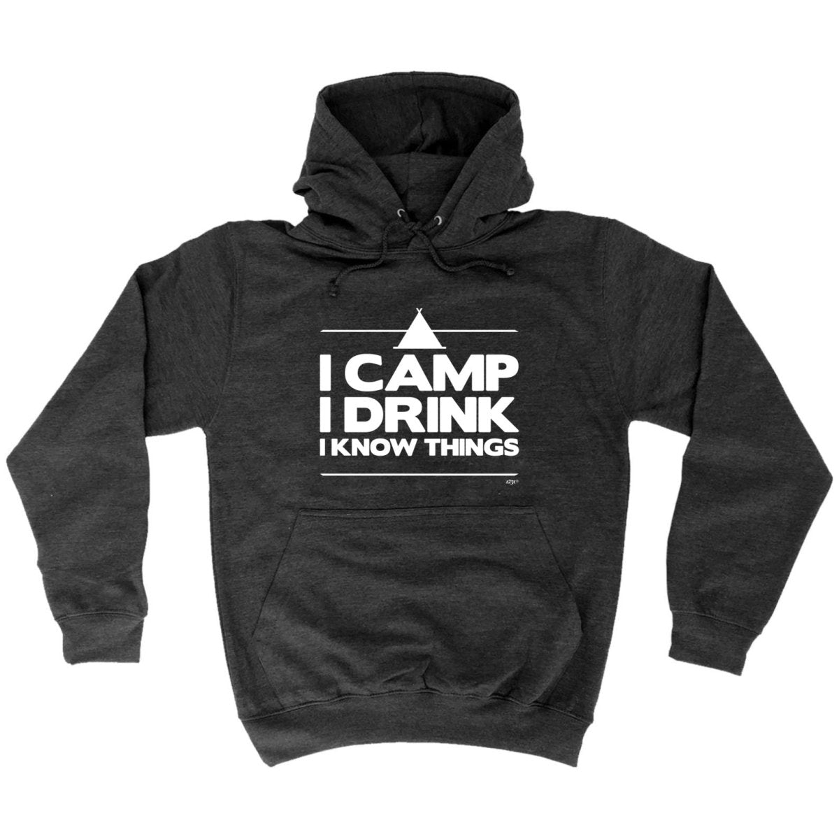 Alcohol Camping Camp Drink Know Things - Funny Novelty Hoodies Hoodie - 123t Australia | Funny T-Shirts Mugs Novelty Gifts