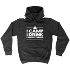 Alcohol Camping Camp Drink Know Things - Funny Novelty Hoodies Hoodie - 123t Australia | Funny T-Shirts Mugs Novelty Gifts