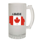 Alcohol Canada Country Flag Nationality - Beer Stein - 123t Australia | Funny T-Shirts Mugs Novelty Gifts