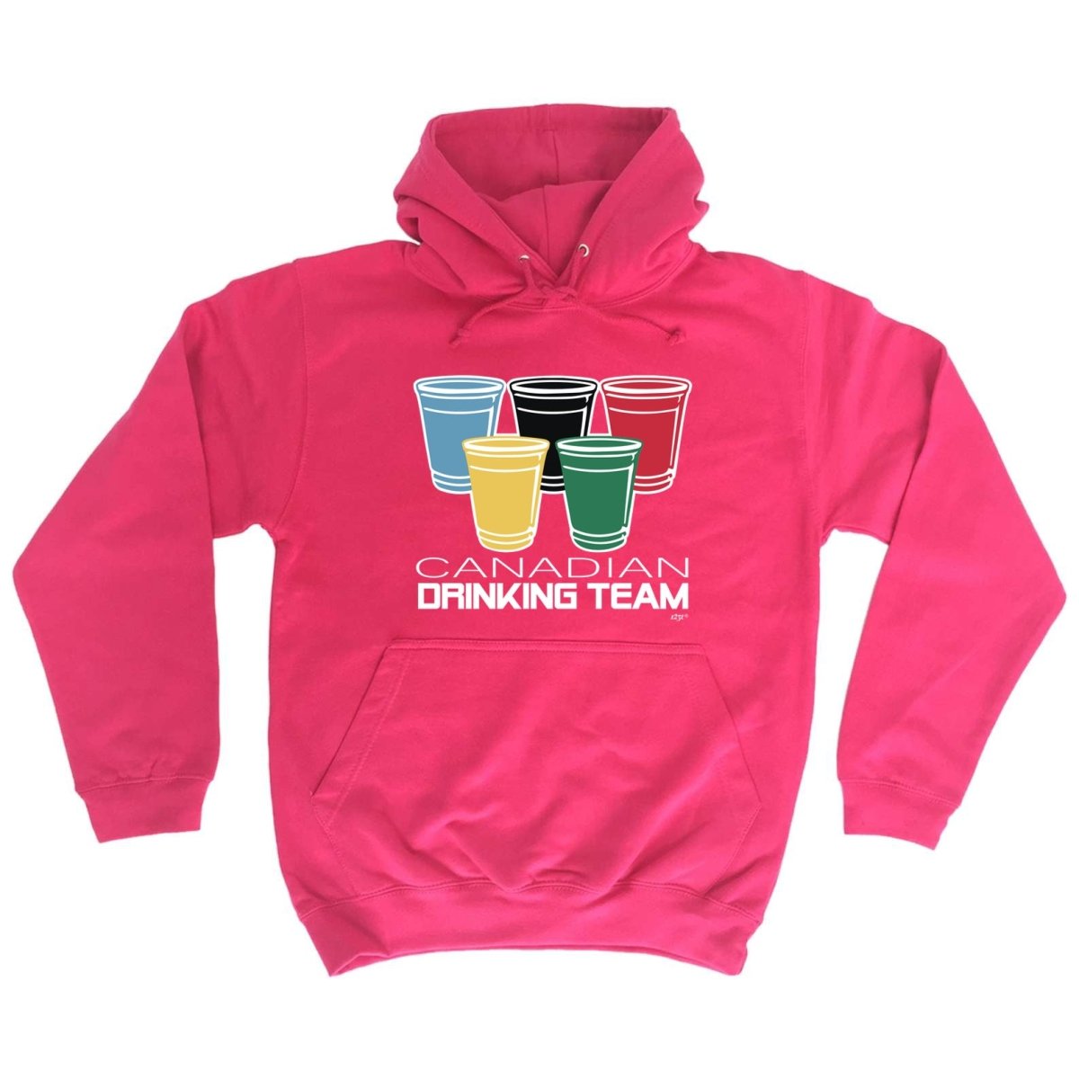 Alcohol Canadian Drinking Team Glasses - Funny Novelty Hoodies Hoodie - 123t Australia | Funny T-Shirts Mugs Novelty Gifts