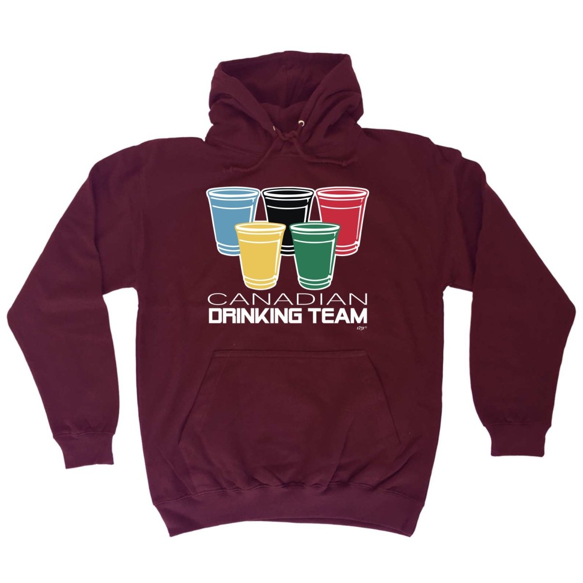 Alcohol Canadian Drinking Team Glasses - Funny Novelty Hoodies Hoodie - 123t Australia | Funny T-Shirts Mugs Novelty Gifts