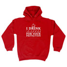 Alcohol Drink Coffee For Your Protection - Funny Novelty Hoodies Hoodie - 123t Australia | Funny T-Shirts Mugs Novelty Gifts