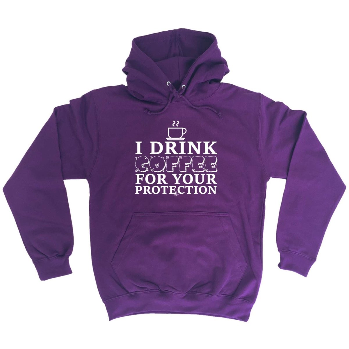 Alcohol Drink Coffee For Your Protection - Funny Novelty Hoodies Hoodie - 123t Australia | Funny T-Shirts Mugs Novelty Gifts