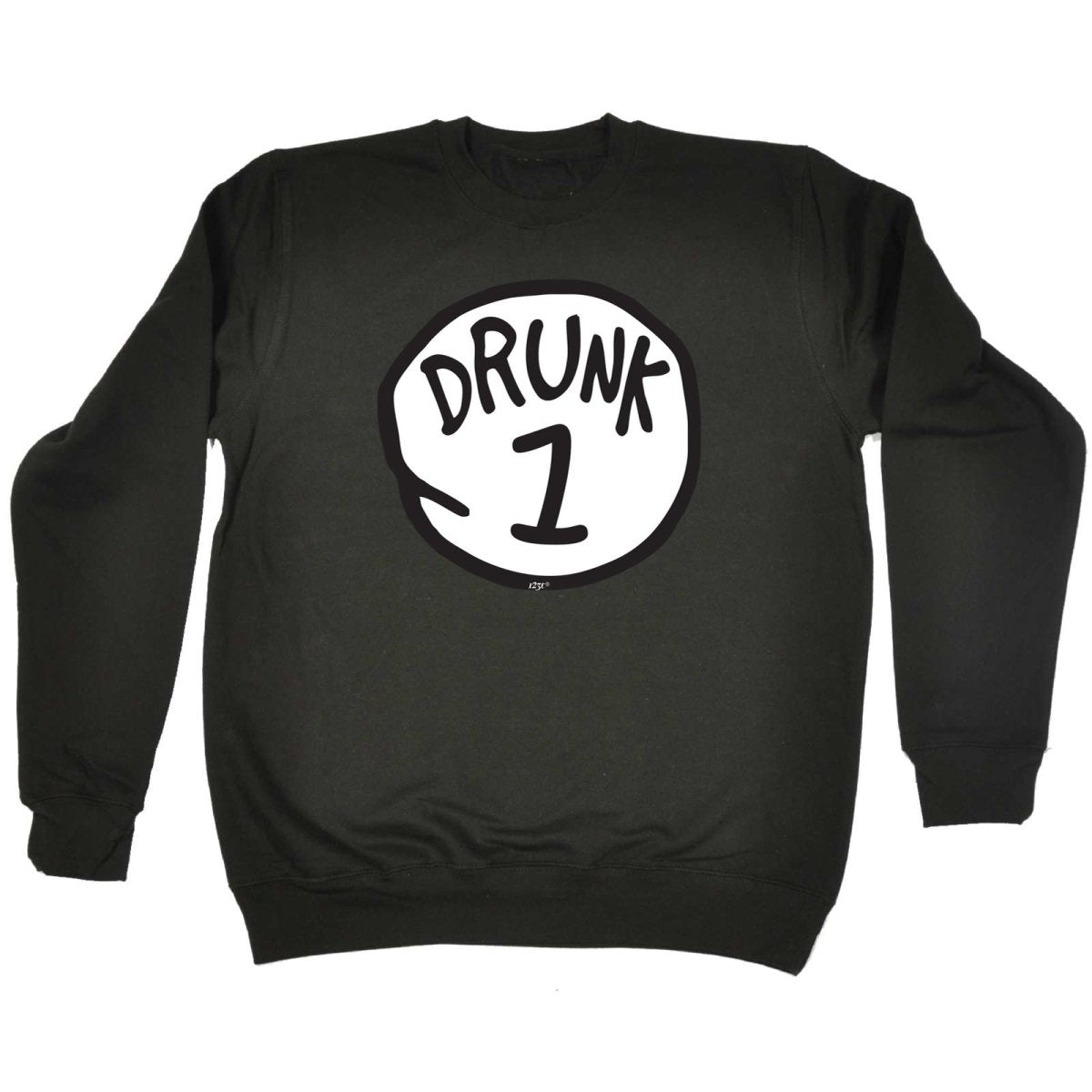 Alcohol Drunk 1 - Funny Novelty Sweatshirt - 123t Australia | Funny T-Shirts Mugs Novelty Gifts