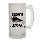 Alcohol Family Christmas Brown - Funny Novelty Beer Stein - 123t Australia | Funny T-Shirts Mugs Novelty Gifts