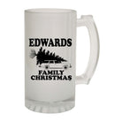 Alcohol Family Christmas Edwards - Funny Novelty Beer Stein - 123t Australia | Funny T-Shirts Mugs Novelty Gifts