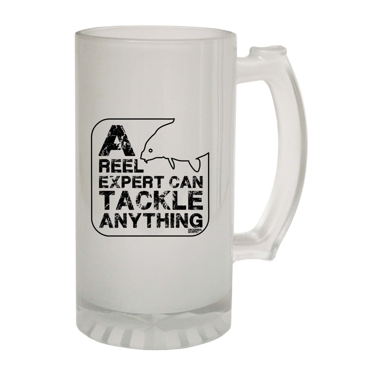 Alcohol Fishing Dw A Reel Expert Can Tackle Anything - Funny Novelty Beer Stein - 123t Australia | Funny T-Shirts Mugs Novelty Gifts