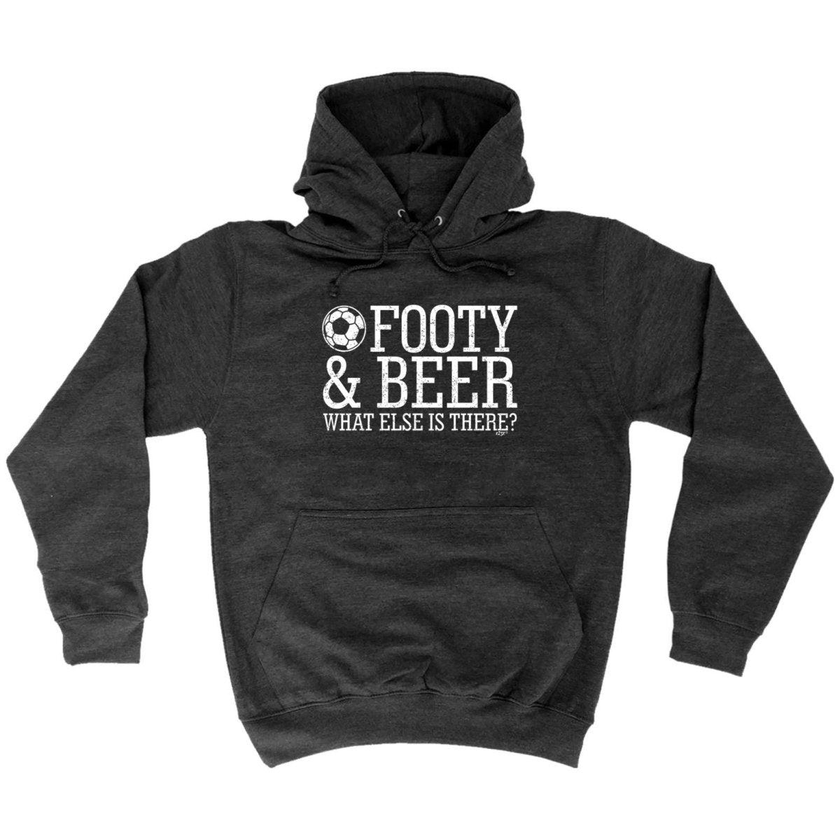 Alcohol Football And Beer What Else Is There - Funny Novelty Hoodies Hoodie - 123t Australia | Funny T-Shirts Mugs Novelty Gifts