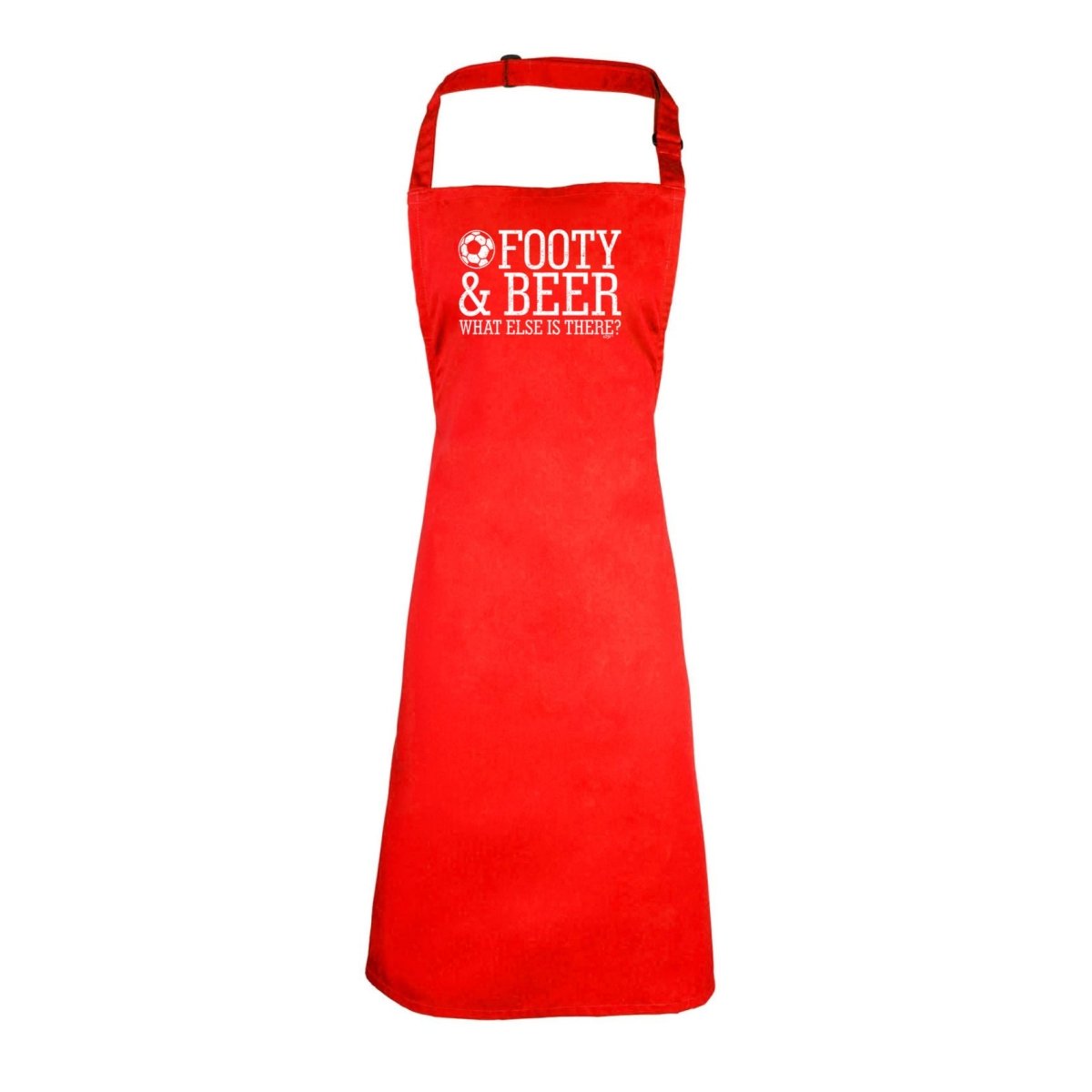 Alcohol Football And Beer What Else Is There - Funny Novelty Kitchen Adult Apron - 123t Australia | Funny T-Shirts Mugs Novelty Gifts